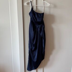 Elegant Navy Blue Women's Dress
